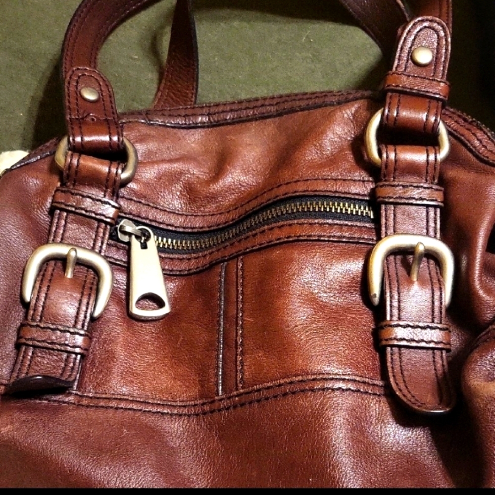 Fossil Fifty Four Leather bag